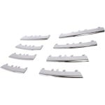 Lower Grille Molding Kit Set, Chrome for Volkswagen Jetta 2005-2010, Replacement