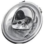 Headlight Assembly for Volkswagen Beetle 2002-2004, Left (Driver), Halogen, Turbo S Model, Replacement
