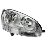 Headlight Assembly for Volkswagen Jetta 2005-2010, Right (Passenger), Halogen, (2005 Model, 2.5/ TDI), Replacement