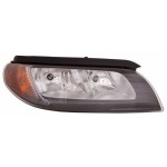 Left (Driver) Headlight Assembly for 2007 Volvo S80, Front Headlight Assembly Replacement Housing/Lens/Cover, Halogen; Composite;  31214180 Replacement