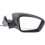 Power Mirror for Volkswagen Passat 2012-2015, Right (Passenger) Side, Manual Folding, Heated, Paintable, with Signal Light, without Memory, From 4/2/2012, Replacement
