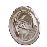 Left (Driver) Headlight Assembly for 1998 - 2005 Volkswagen Beetle, Front Replacement Housing/Lens/Cover, fits Cabrio, GL, Turbocharged, GLS, Edicion especial, Sport, TDI, GLX Models,  1C0941029K, Halogen Composite