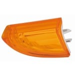 Front Right (Passenger) Side Reflector for 2009-2012 Volkswagen CC, Yellow, OEM Replacement: 3C8807718A