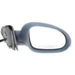 Power Mirror for Volkswagen Jetta Sedan 2005-2010, Right (Passenger), Manual Folding, Heated, Paintable, with Puddle and Signal Lights, Replacement