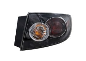 Tail Light Assembly for Mazda 3 Sedan 2007-2009, Right (Passenger), Halogen/Standard Type, Exc. GT Model, Replacement