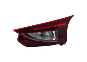 Tail Light Assembly for Mazda 3 Hatchback 2014-2018, Right (Passenger), Inner, Halogen, for (Mexico, 2017-2018) / Japan Built Vehicle, Replacement