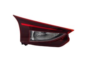 Tail Light Assembly for Mazda 3 Hatchback 2014-2018, Left (Driver), Inner, Halogen, Compatible with Mexico 2017-2018/Japan Built Vehicle, Replacement