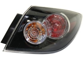 Tail Light Assembly for 2007-2009 Mazda 3 Hatchback, Standard Type, Right (Passenger) Side, Replacement