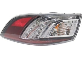 Tail Light Assembly for 2010-2013 Mazda 3 Sedan, Right (Passenger) Side, Outer, LED Type, Replacement