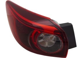 2014 - 2018 Mazda 3 Tail Light Rear Lamp - Left (Driver)