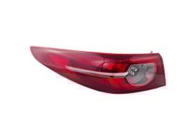 LED Tail Light Assembly for 2019-2021 Mazda 3 Sedan, Outer Left (Driver), with Signature Lighting, Replacement