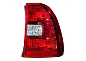 Right (Passenger) Tail Light Lens/Housing for 2009 - 2010 Kia Sportage, Rear Assembly Replacement Housing / Lens / Cover, Red/Clear Center, Includes Lens,  924021F520-PFM, Replacement