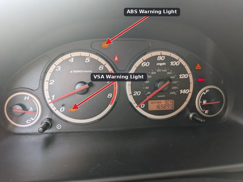 Honda Odyssey Vsa Light