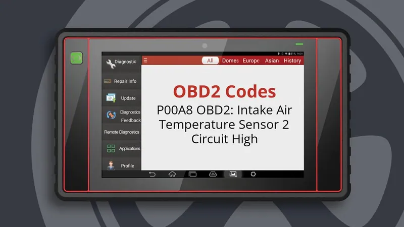 An OBD2 diagnostic scanner displaying the B1238 trouble code.