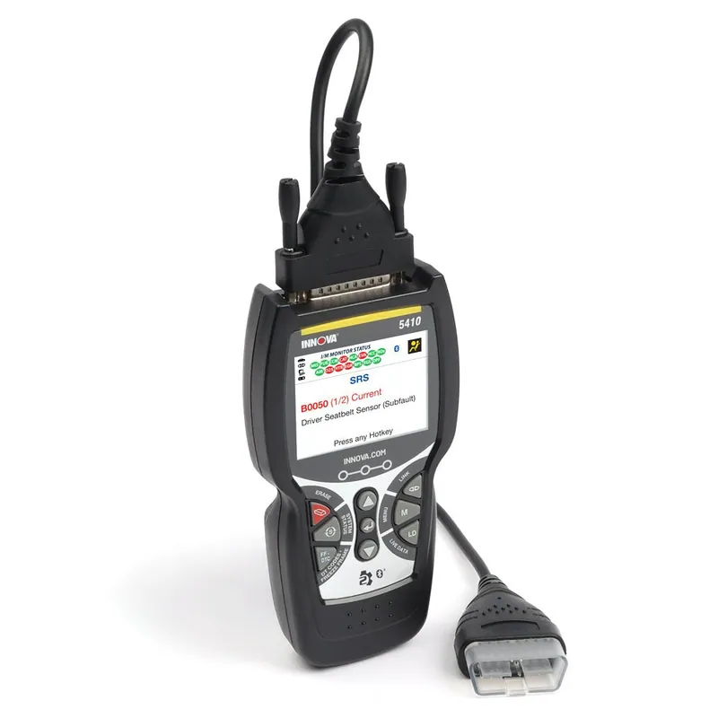 An advanced OBD2 scan tool displaying the B1442 diagnostic trouble code.