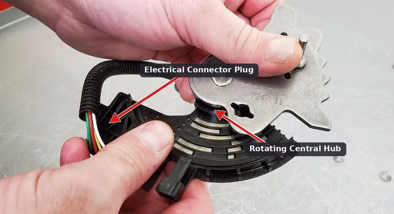 A transmission range sensor, also known as an internal mode switch, which tells the vehicle's computer what gear is selected.